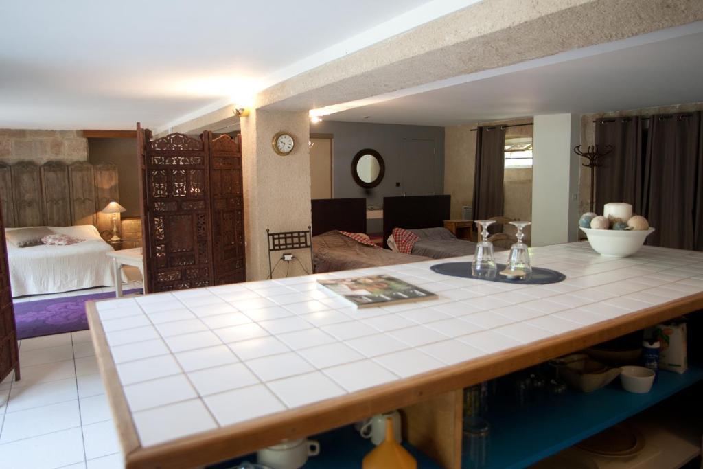 Chambres D'Hotes Les Pratges 퓌작 객실 사진